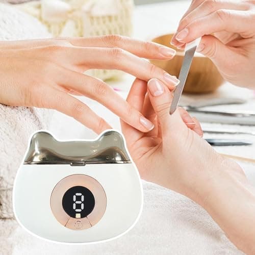 Electric Nail Clipper Rechargeable Trimmer with Scraps Storage — view 3