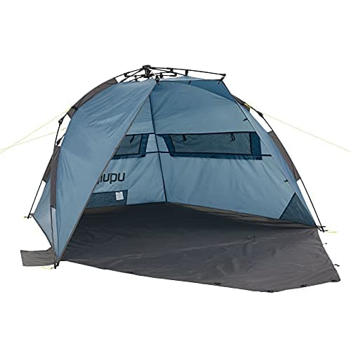 Uquip Speedy XL Beach Tent - Resealable - with Ground Cover - Quick Assembly and Disassembly
