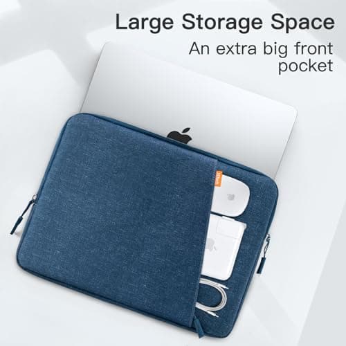 JETech Laptop Sleeve for 13-14 Inch Devices, Navy — view 3