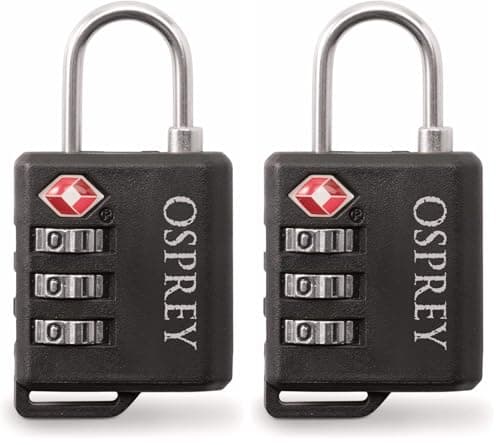 Osprey Padlock Unisex Accessories - Travel Black O/S (Pack of 2)