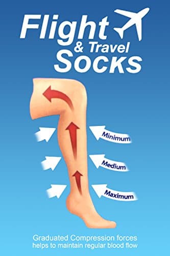 SockShop Ladies 40 Denier Flight and Travel Socks 4-7 uk, 37-40 eur Natural — view 3