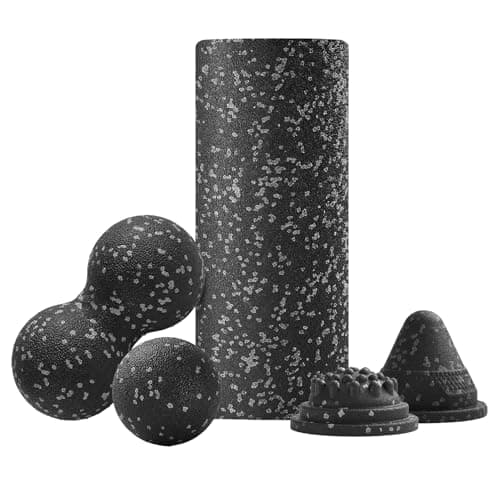 Foam Roller Kit Deep Tissue Massager Back Leg Muscles Adults Athletes