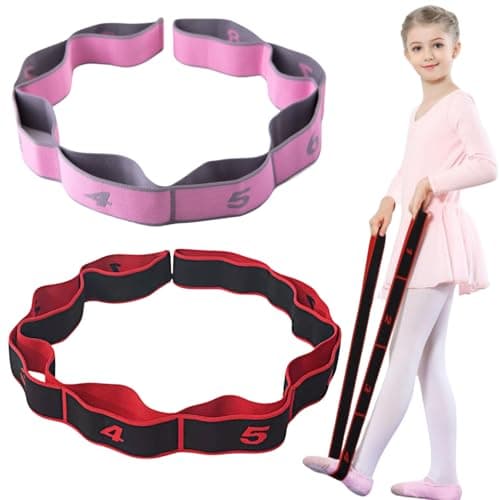 KEYRI 2 PCS Resistance Bands Stretch Strap Elastic Kids Stretch Band