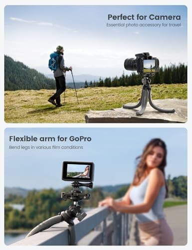 Lamicall Mobile Phone Tripod, Flexible Camera Tripod With Remote — view 4
