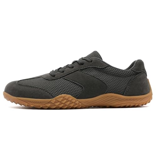 XKOWUO Barefoot Shoes for Men Fitness Training Shoe Zero Drop Minimalist Walking Shoes Flexible and Lightweight for Everyday Comfort Dark_Gray_Z UK 9.5 — view 3