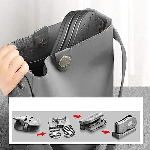 ICRPSTU Foldable and Quiet Mini Stepper Trainer: Upgraded Leg Exerciser, Foot Stepper Machine for Effective Under Desk Workout (Free Size), ICRPSTUkh7bdo9nc1-11 — view 3