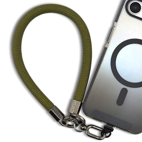 RATASK Wrist Lanyard Strap, Chunky Universal Mobile Phone Strap, Durable 10mm Rope Lanyard for Camera, Keys, Everyday Carry, Phone Charm Accessory, (Khaki) — view 2