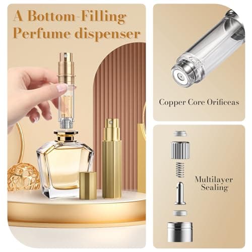 Perfume Atomiser 10ML Travel Perfume Bottle 2PCS Atomiser Spray Bottle — view 2