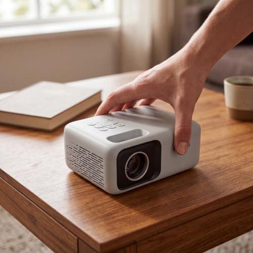 Philips NeoPix 106 Portable Projector LCD LED, 720p, 100 ANSI Lumens, Display up to 50 Inches, USB-C, HDMI, Automatic Keystone Correction, White — view 4
