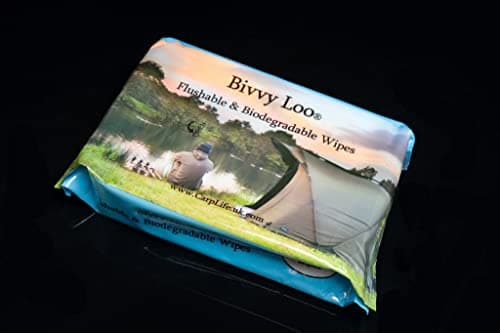 CarpLife Bivvy Loo Refill Pack – Portable Toilet Accessories - 40 Biodegradable Toilet Wipes, 12 Biodegradable Bivvy Loo Liners & 12 Sachets of Absorbent Waste Management Powder for Fishing, Camping — view 4