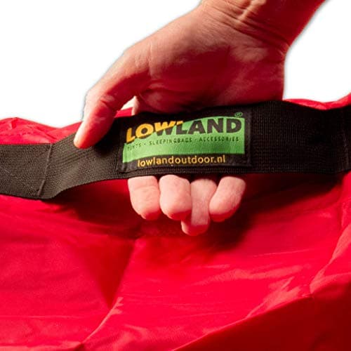 LOWLAND OUTDOOR® Carrying Bag for Backpacks, Red, 97 x 47 x 25 cm — view 4