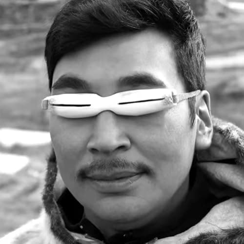 Tuidzljd Inuit Traditional Snow Goggles Ski Glasses Snow Accessories Essential Winter Festival Cosplay Eskimos — view 2