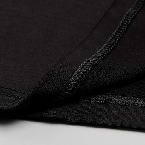 Mcilia Women's Ultrathin Modal Round Neck Long Sleeve Thermal Top/Shirt Black Small (UK Size 6 8 10) — view 6