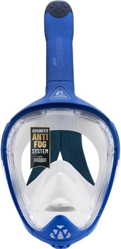 CRESSI since 1946 Java Adult Full Face Mask Compact Fit Blue/Navy Blue L/XL — view 2