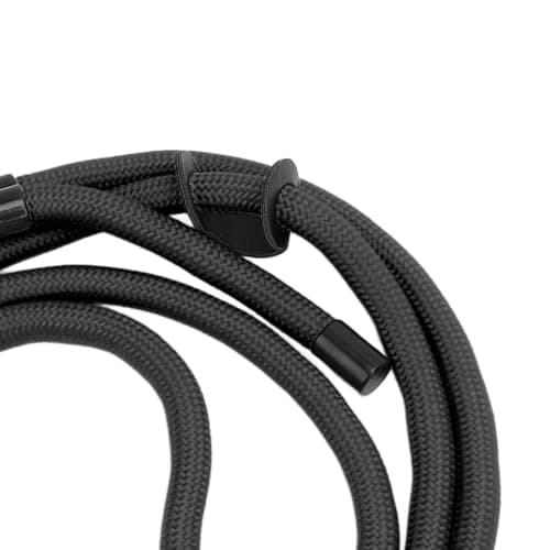 LIYJTK Action Camera Lanyard Adjustable Quick Release Anti Lost Rope for Pocket 3, Action 5, ONE X4 Adjustable Strap (Black) — view 2