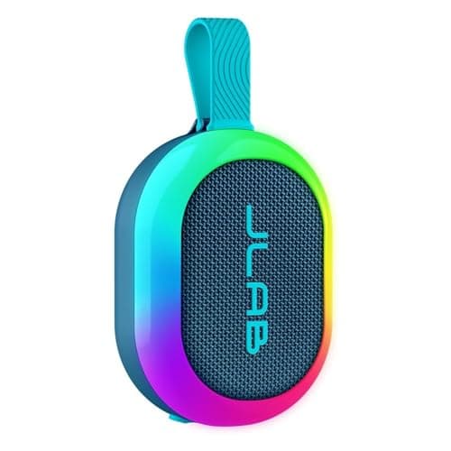 JLab Pop Party Ultra-Portable Small Bluetooth Speaker, Navy