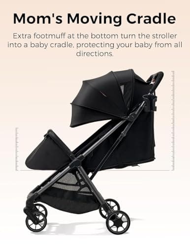 Momcozy ClickGo Lightweight Stroller, Compact Travel Stroller for Airplane — view 2