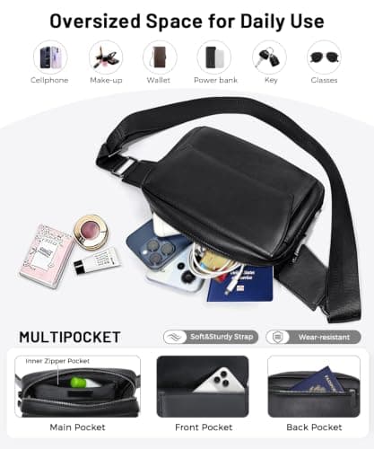 Dayear Anti-Theft Sling Bag with Fingerprint Lock,Travel, Findmy Tracker — view 5