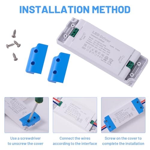 LED Transformer 12V 30W, Ultra Slim LED Driver AC 240V to DC 12V 2.5A — view 3