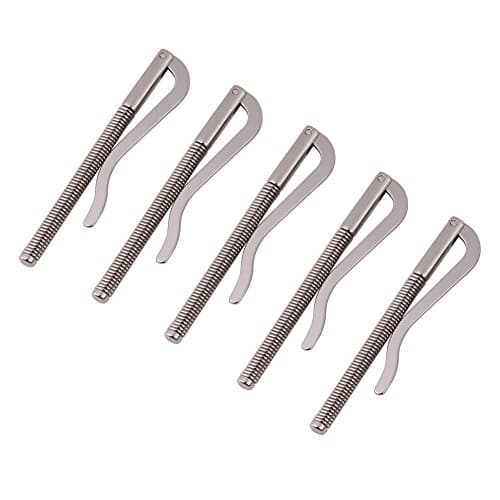 5 Pack Spring Clips for Wallet Repair & Leather Crafting - DIY Wallet Accessories Kit for Card Holders Personalization and Customization Tools