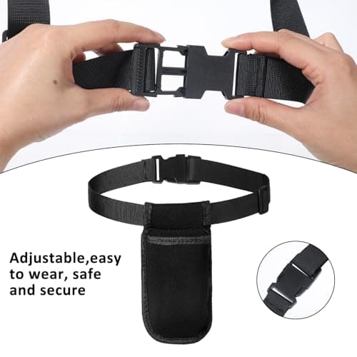 Thinp Massage Bottle Bag, Massage Therapist Bag with Adjustable Belt Professional Massages Oil Bags Belt Single Bottle Lotion Waist Holder Organizer for Beauty Salons, Physiotherapists, Spas — view 4