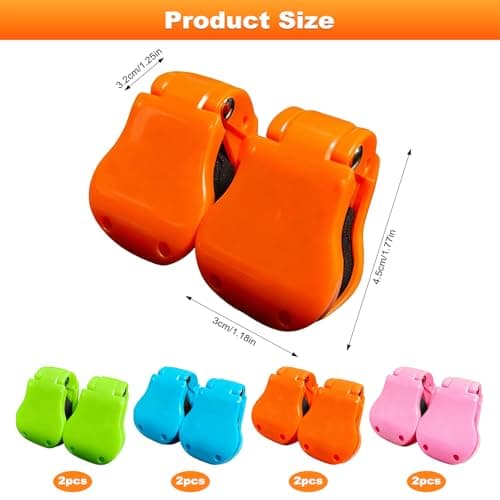 Multifunctional Rod Holder, 8 PCS Portable Takedown Beach Fishing Rod Holder, High-Elastic Rubber Pole Clips, Auto Fixed Tackle Ties Cable for Various Sizes Poles — view 2
