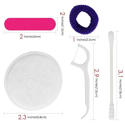 Adorila 5-in-1 Disposable Vanity Kit, Individually Wrapped Sets, 50 Pack — view 3