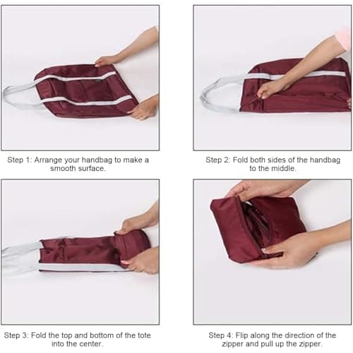 2 Pcs Foldable Travel Bag, Top of Suitcase Bag, Waterproof Duffle Bags — view 4