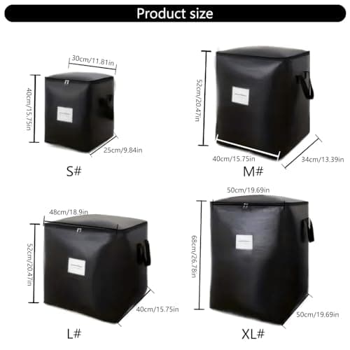 Reusable Moving Storage Bag With Thickened PP Fabric Oversized Capacity For Seasonal Clothes Bedding Foldable Design Waterproof Luggage Organizer — view 5