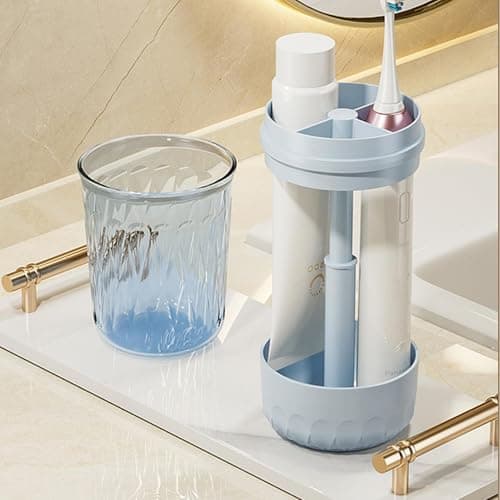 Generisch Travel Toothbrush Case, Large Capacity, Dustproof, sky blue, Siehe Beschreibung, See description — view 3