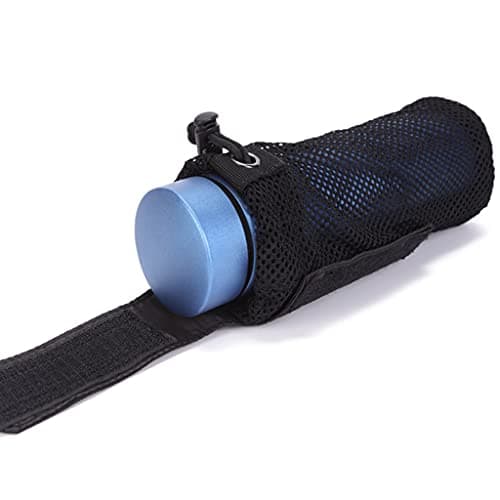 EMASDGEY Water Bottle Pouch Upgraded Travel, Mesh Water Bottle, Black — view 5