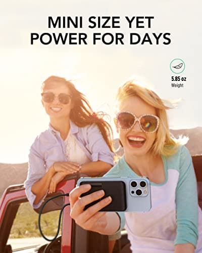 Charmast Mini 10000mAh Power Bank, 20W Fast Charging USB-C Portable Charger — view 5