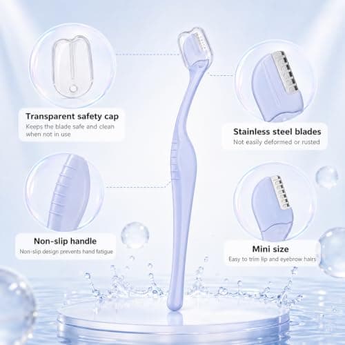 6 Pcs Eyebrow Razor, Small Face Razors Trimmer for Women — view 3