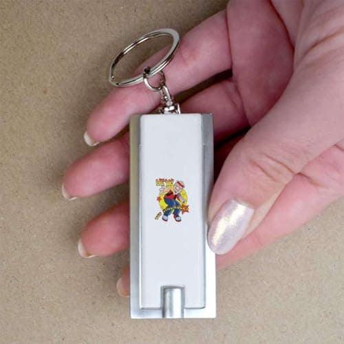 Azeeda 'Groovy Grandpa' LED Keyring Torch (KT00039631) — view 3