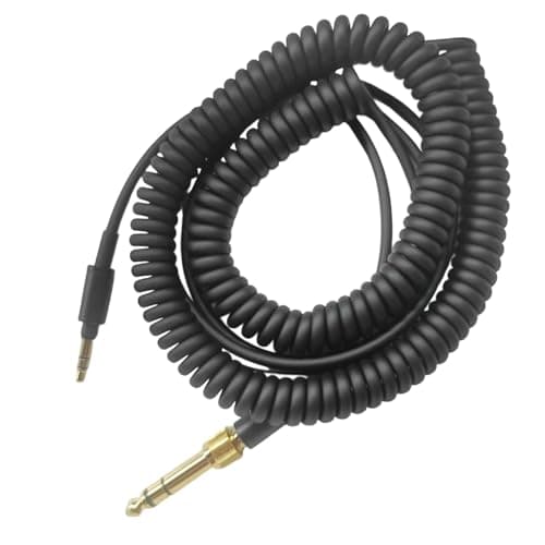 Tsophreniq Curled Sound ASSISTANT Cable for 1000XM5 Headphones Permanent PVC Substance Tall Loyalty Sound Twist Complimentary Spring Headphone Wire — view 6