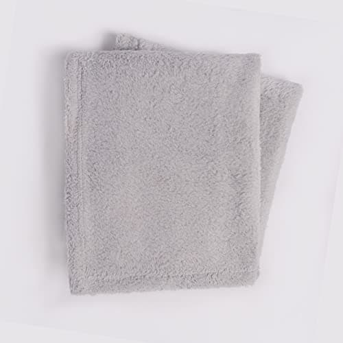 Brentfords Teddy Fleece Blanket Large Throw Over Bed Plush Super Soft Warm Sofa Bedspread, Silver Grey - 150 x 200 cm — view 2