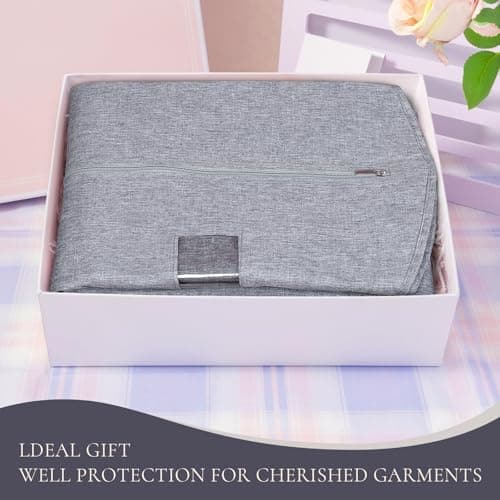 Univivi Premium Suit Bag for Hanging Clothes 43in Suit Cover 1 Pack Grey — view 5