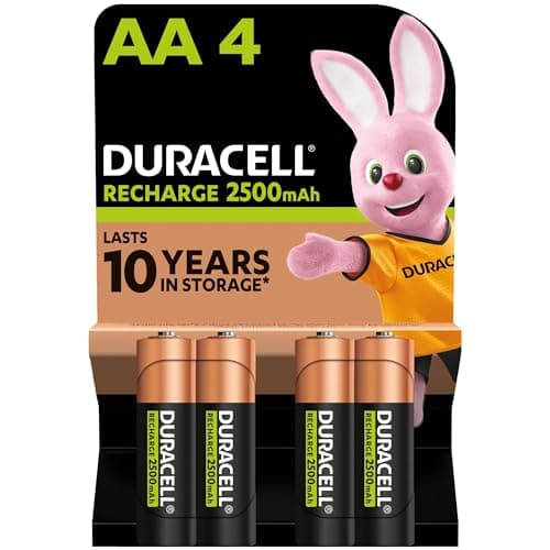 Premium Extra-Thick Wooden Chopping Boards - 3 Piece Bamboo Chopping Board Set - 33x22cm / 28x22cm & Duracell Rechargeable AA Batteries (Pack of 4), 2500 mAh NiMH, pre-Charged, Our No. 1 — view 5