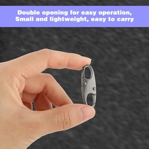 Mabor Zipper Clips Anti Theft Deterrent, 4 PCS Small Zip Puller Locks — view 4