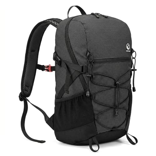 XENLYN GEAR Travel Backpack for Men Women, 20L Lightweight Hiking Backpack Waterproof Daypack, Durable Outdoor Rucksack for Trekking, Camping, Flying & Commuting - Breathable Ventilation System