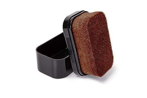 Shoe Polish Sponge Gives Instant Gloss, For Leather Shoes Boots Bags, Kaps Perfect Shine, (Brown) — view 3