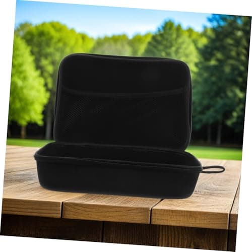 GANAZONO Eva Storage Bag for Travel Office School Protective Headphone Organizer Multi-use Data Cable Case USB Adapter Storage for Electronics Travel Organizer Black — view 4