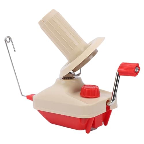 TOPINCN Manual Wool Ball Winder, Hand Operated Yarn Spinner with Magnetic Attachment 360 Degree Rotation for Crocheting Knitting