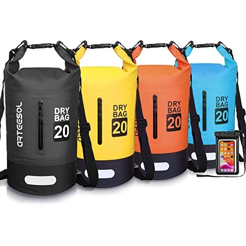 Blackace arteesol Waterproof Dry Bag 5L 10L 20L 30L Waterproof Bag with Long Adjustable Handle for Kayaking Boat Excursion Canoe/Fishing/Rafting/Swimming/Snowboarding