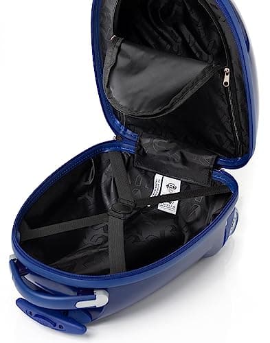 Paw Patrol Chase Kids Suitcase | Navy Blue Cabin Bag for Boys | Carry On Trolley with Extendable Handle | Police Dog Cop Small Hard Cover Holiday Case | Fun Travel Merchandise Gift for Children — view 5