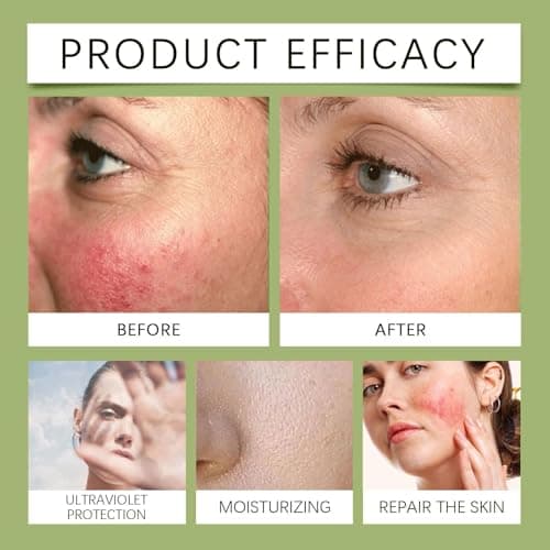 Green Tea Sunscreen, Green Tea Hyaluronic Hydrating Sun Cream SPF 50, Moisturising Korean Sunscreen for Face, Travel Size Sun Cream SPF 50+, Non-Greasy, Daily Broad Spectrum UV Protection (1) — view 5
