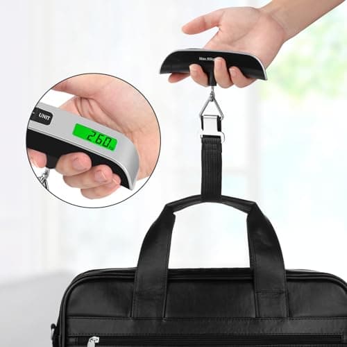 Brencco Electronic Luggage Scales, Portable Scales Max 50 kg/110 Lb — view 5
