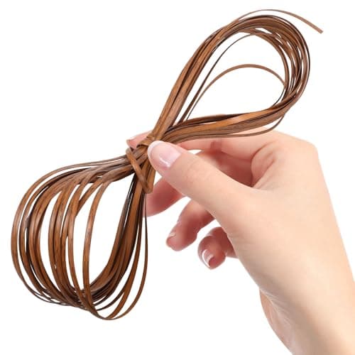ADOCARN Chair Making Plastic Rattan Repair Kit for DIY Crafts Coffee PE — view 4