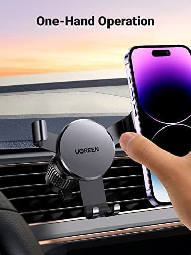 UGREEN Car Phone Holder Air Vent, Gravity Phone Mount for Cars Cradle — view 2