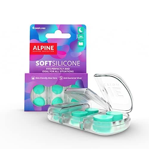 Alpine Mouldable Silicone Ear Plugs | Sleep, Swim, Reduce Noise | 6-Pack